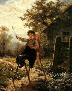 august malmstrom hopp gralle oil painting artist